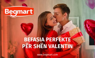 Befasia perfekte për Shën Valentin nga Begmart – porosit online dhe dhurata shkon si befasi!