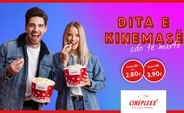 Sot, për Ditën e Kinemasë në Cineplexx, çmimet e biletave duke filluar nga 2,80€