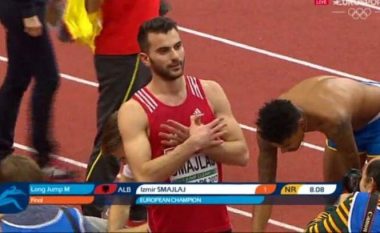 Atleti shqiptar, Izmir Smajlaj merr medaljen e artë në mes të Beogradit
