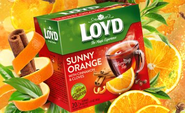 Çaji Sunny Orange nga Loyd për ndjenjë vere në mes të dimrit! 