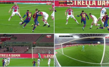 Messi shënon edhe një tjetër supergol nga largësia ndaj Alavesit