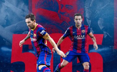 Messi barazon rekordin e paraqitjeve të Xavit në La Liga