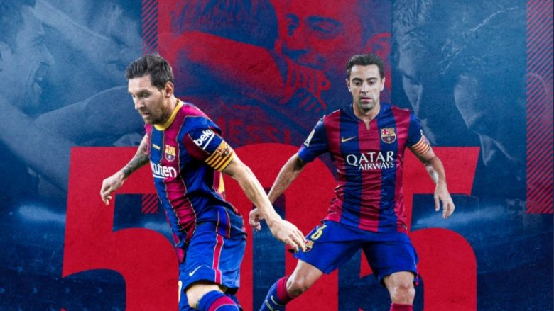 Messi barazon rekordin e paraqitjeve të Xavit në La Liga