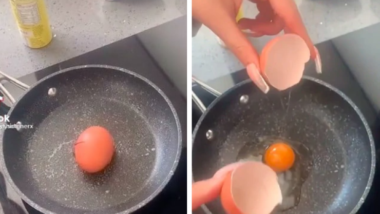 Vajza tregoi se si të thyente “në mënyrë të përsosur” një vezë