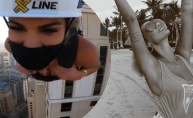 Luana Vjollca me eksperiencë të re në Dubai, ndan me fansat videon duke provuar ‘Zip Line’