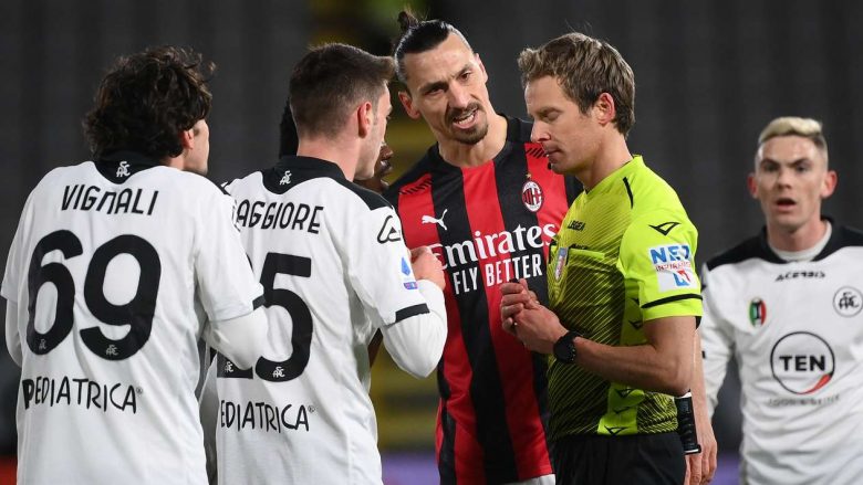 Notat e lojtarëve, Spezia 2-0 Milan: Ismajli solid, Saponara lojtar i ndeshjes