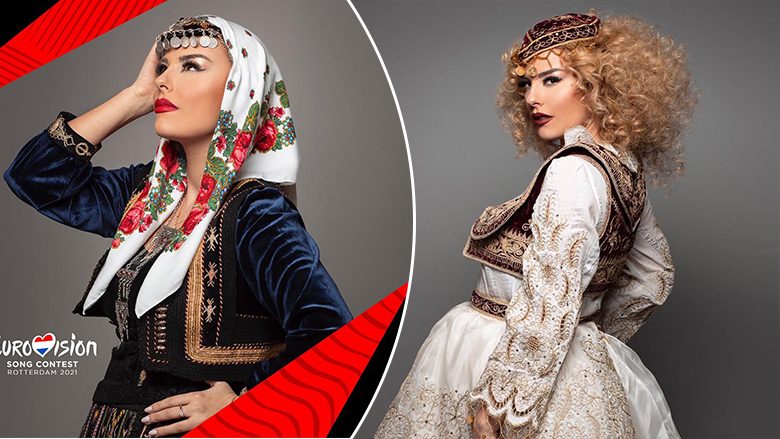 Faqja zyrtare e Eurovisionit publikon fotografitë e Anxhela Peristerit me veshje kombëtare: Shikoni dedikimin e saj për shqiptarët