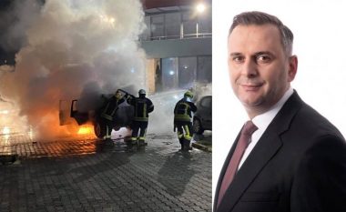 Policia jep detaje për djegien e veturës së zyrtarit të VV-së, Mefail Bajqinovci