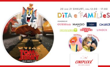 “Tom & Jerry” vjen në Cineplexx me eventin ‘Dita e Familjes’ ku do të ketë shumë shpërblime dhe aktivitete të ndryshme