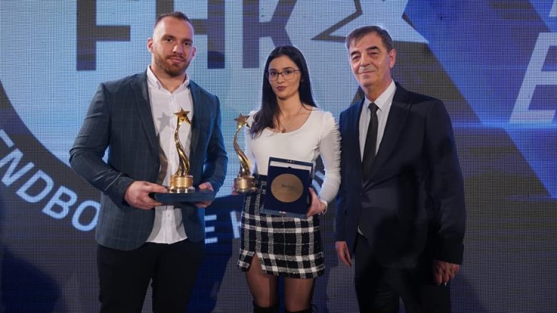 Hendboll: Kastriot Jupa e Albina Rugova më të mirët e vitit 2020