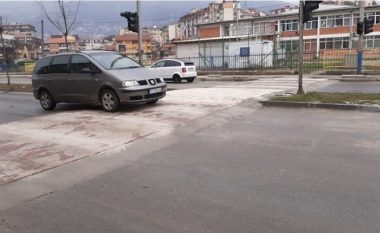 Rruga industriale në Tetovë prej tani me pengesa për më shumë siguri