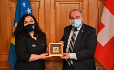 Vjosa Osmani pas takimit me presidentin e Senatit zviceran: Zvicra do të angazhohet gjithmonë për Kosovën