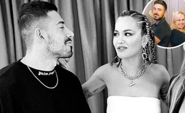 Rita Ora fotografohet përkrah trajnerit Jono Castano në koncertin e saj në Sidnei