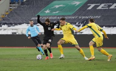 Arbër Zeneli shënon golin e dytë personal dhe të tretin të Kosovës ndaj Lituanisë
