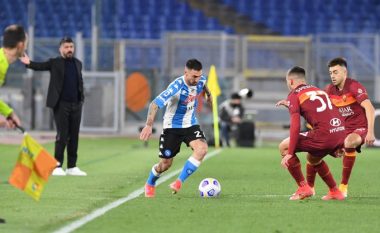 Napoli shpartallon Romën në Olimpico për të fituar derbin e Serie A