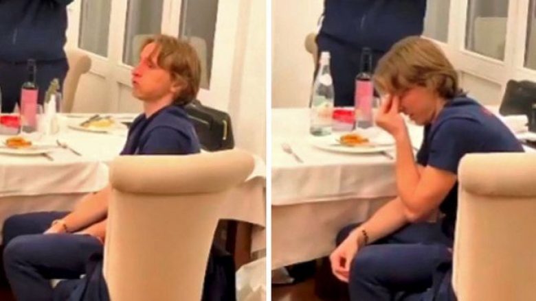 Modric ‘u tradhtua’ nga lotët me bashkëlojtarët që filluan të duartrokisnin për rekordin e tij