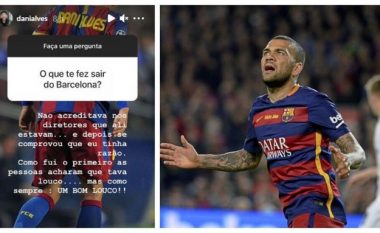 “Më quajtën të çmendur, por e dëshmova se bëra mirë” – Dani Alves rrëfen se si u detyrua të largohej nga Barcelona