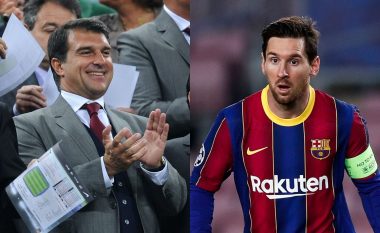 “Messi do të qëndrojë, lojtari më i mirë në botë e dashuron Barçën” – Laporta me deklaratë të madhe pasi që shpallet president