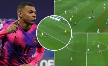 Mbappe ‘shndërrohet’ në një Usain Bolt në golin e tij të 100-të në Ligue 1 – mbrojtja e Lyonit nuk u besoi syve çfarë pa