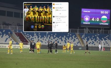 Federata e Futbollit të Lituanisë reagon pas humbjes së thellë nga Kosova
