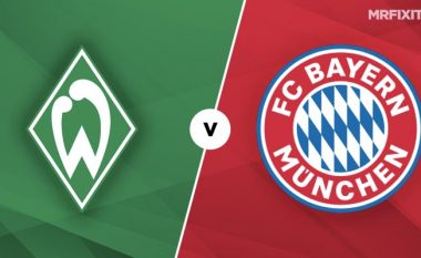 Bayerni luan në udhëtim te Werderi, formacionet zyrtare