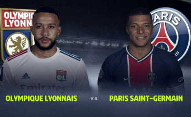 Formacionet zyrtare të derbit në Ligue 1: Lyon – PSG