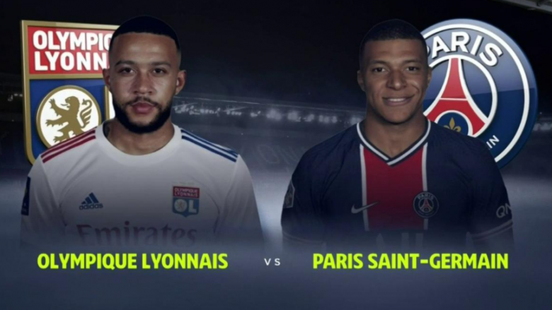 Formacionet zyrtare të derbit në Ligue 1: Lyon – PSG