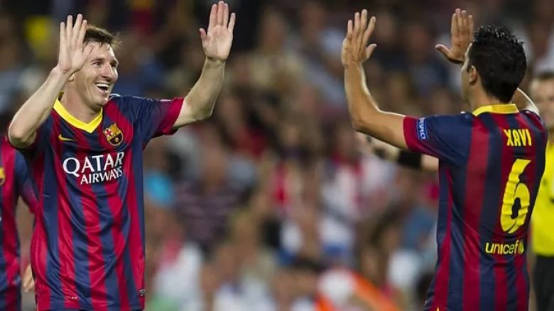 Messi do ta barazojë rekordin e Xavi sa i përket paraqitjeve me fanellën e Barcelonës