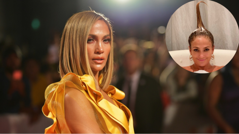 Jennifer Lopez zhytet në vaskë me frizurë gazmore