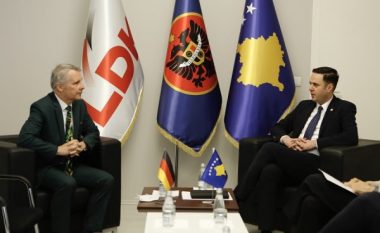 Abdixhiku priti në takim ambasadorin gjerman