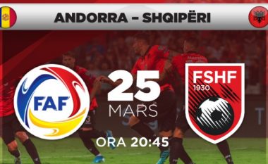 Kombëtarja e Shqipërisë nis sot ciklin eliminator për “Katar 2022” në udhëtim te Andorra