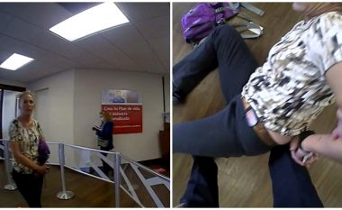 Refuzoi të bartë maskën brenda bankës, polici në Teksas arreston 65-vjeçaren – kamera e vendosur në uniformë filmoi gjithçka