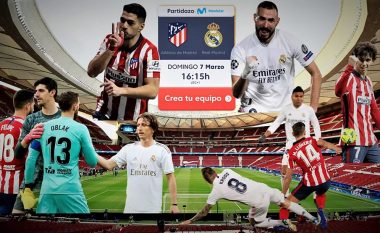 Atletico Madrid – Real Madrid, formacionet zyrtare të derbit të zjarrtë lokal në La Liga