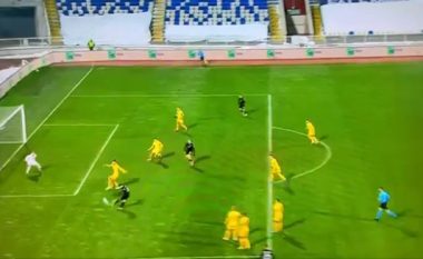Besar Halimi shënon gol të bukur për të thelluar epërsinë ndaj Lituanisë
