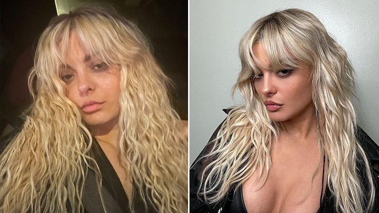 Larg sharmit të zakonshëm, Bebe Rexha pozon pa makijazh duke treguar se si duket në përditshmëri