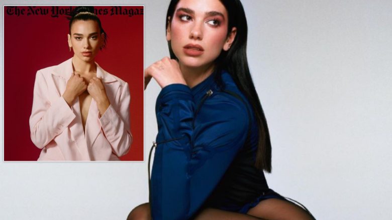 Dua Lipa merr vëmendje me paraqitjen elegante në kopertinën e New York Times