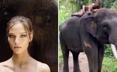 Influencuesja e Instagramit poston nudo mbi elefantët e rrezikuar nga zhdukja, nxitë reagime të shumta në internet