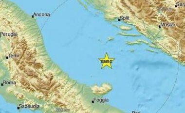 Një tërmet i fuqishëm në Detin Adriatik – mediat kroate dhe italiane japin detajet