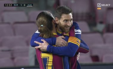 Goli fantastik i Messit ndaj Huescas në këndin e portës