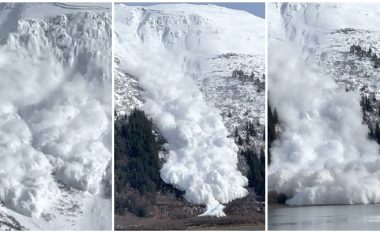 Për të shmangur rrëshqitjen e borës dhe rrezikimin e jetës së qytetarëve, në Alaska autoritetet kryejnë shpërthim të kontrolluar