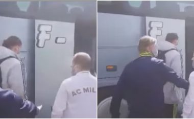 Tifozi i Milanit del në aeroport për të bërë foto me Ibrahimovicin, por ndalohet nga stafi i Suedisë