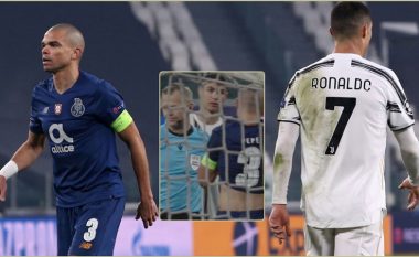 Videoja e cila tregon fjalët që Ronaldo ia tha Pepes në ndeshjen Juve-Porto