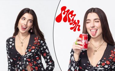 Motra e Dua Lipës, Rina bëhet imazh i fushatës së re reklamuese të pijes “Coca-Cola”