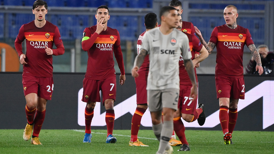 Roma me një këmbë në çerekfinale, triumfon bindshëm ndaj Shakhtarit