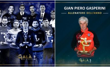 Në “Gran Gala del Calcio” zgjidhen më të mirët: Ronaldo në fushë, Gasperini trajner – klubi dhe formacioni