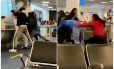 Rrahje brutale për shkak të vendeve të lira në aeroplan, grushta e shqelma në aeroportin e Miamit