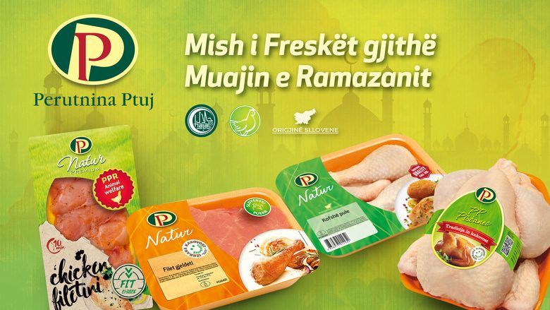 Mishi i freskët nga Perutnina Ptuj – gjatë gjithë Ramazanit në marketet tona