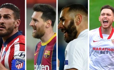 Atletico Madrid, Barcelona, Real Madrid dhe Sevilla në garë për titull në La Liga: Kë e favorizon kalendari dhe deri në fund