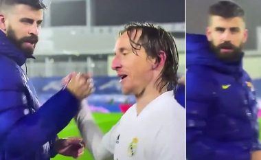 Zbulohen fjalët që Modric ia tha Piques pas ndeshjes, pasi mbrojtësi spanjoll zbriti në fushë për tu ankuar