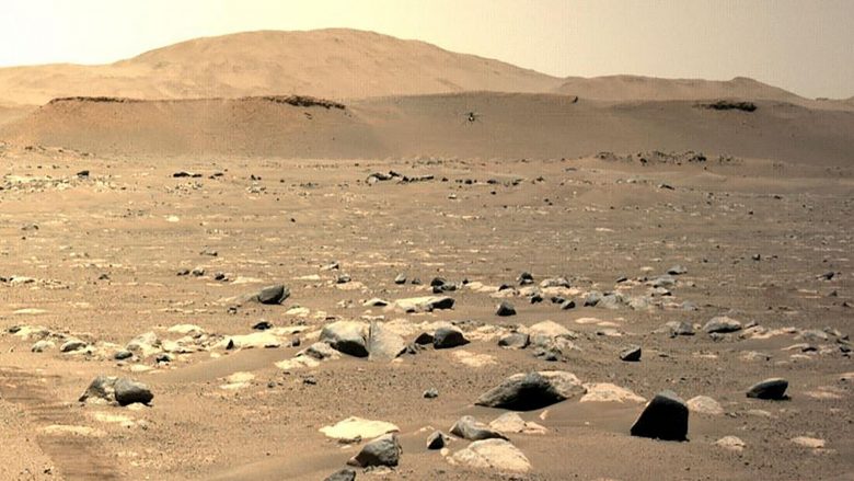 Pamje që tregojnë fluturimin e tretë dhe më të gjatë të helikopterit në Mars